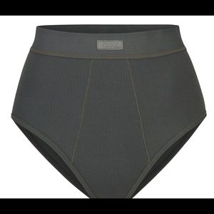 SKIMS COTTON RIB BRIEF - Deep Sea, color no longer available on website
